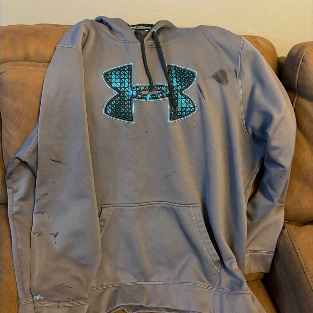 Men’s hoodie, under armour, used with some damage